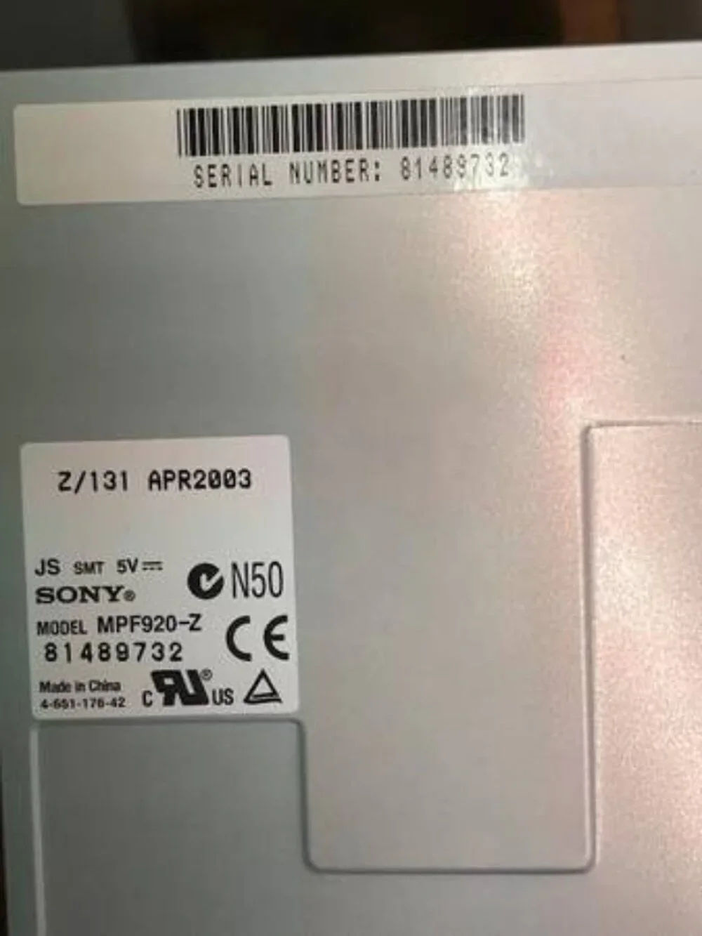 Vintage SONY 3.5